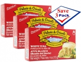Palacio De Oriente white tuna in olive oil 4 oz can Imported From Spain Pack of 3